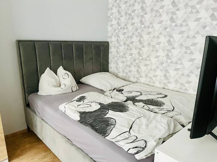 Cama con un tamaño de 160 x 200 cm