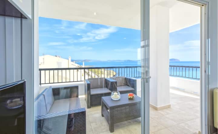 Modern Apartment With Panoramic Sea Views 4 People - Can Picafort