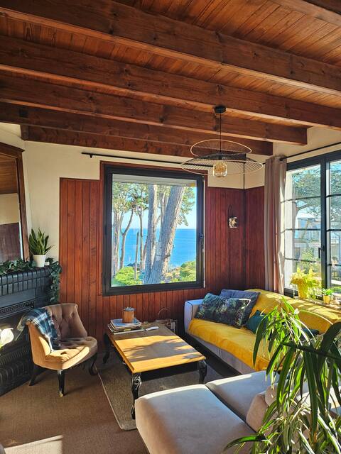 beachfront house with spa