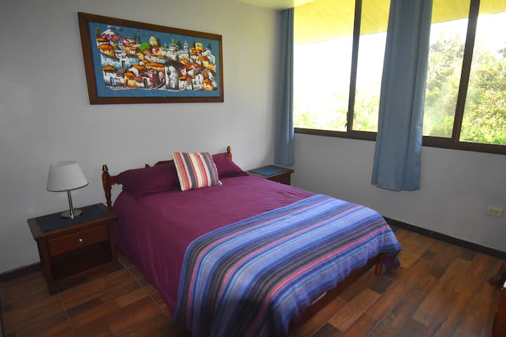 Double bedroom downstairs shared bath