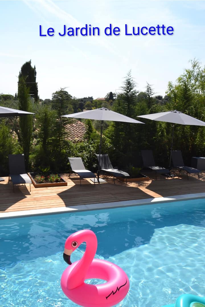 Joli T2 Climatisé Entre Montagne Et Mer - Piscine - Opio
