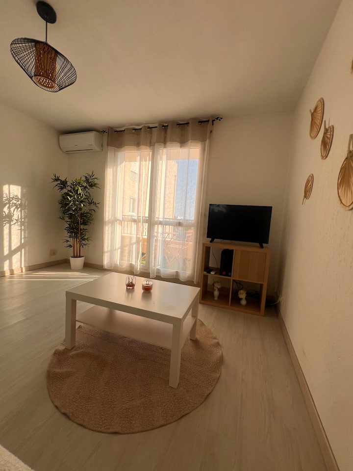 Studio2, Climatisé, Parking 616, Terrasse, Piscine - Saint-Laurent-du-Var