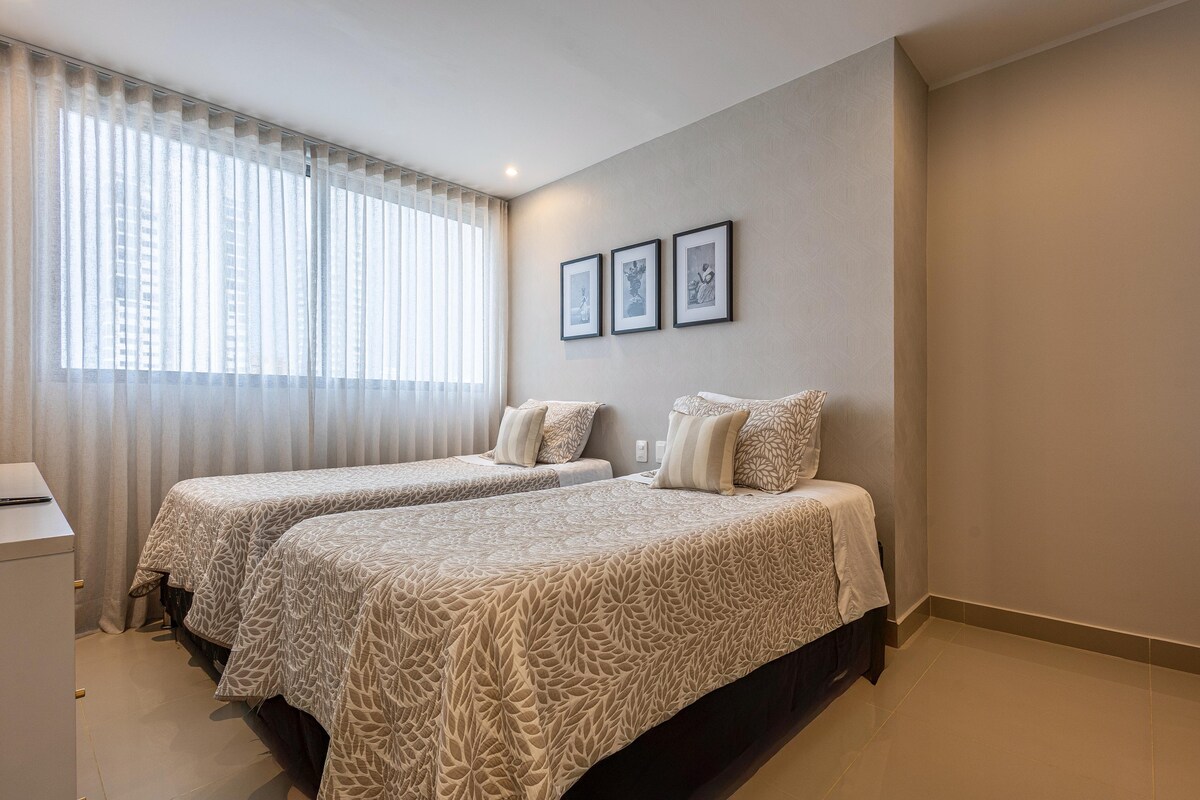 4 camas individuales