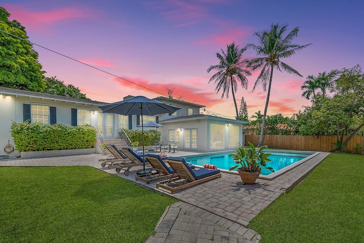 Spacious Villa With Pool, Bbq Near Marlins Stadium - Miami