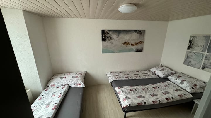 Opción 3: cama doble con cama individual 90x200