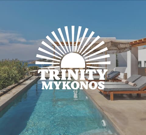 Trinity Mykonos | Sea view Villa near Scorpios