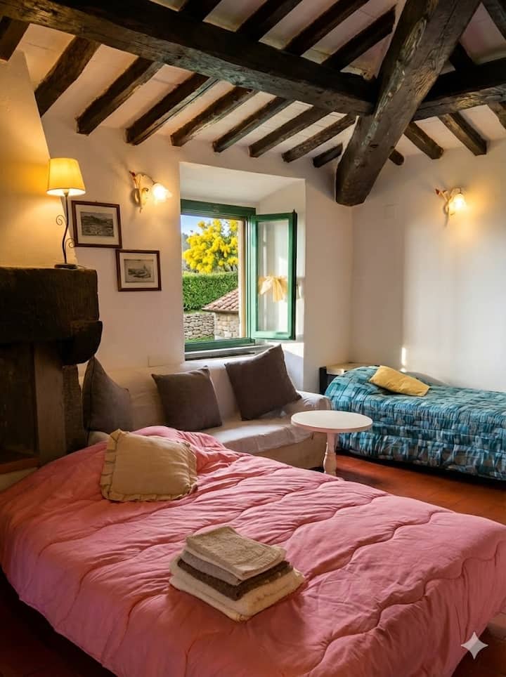 Divano letto e lettino aggiuntivo