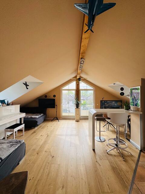 Designer Luxury Sunny Loft free private Parkinglot