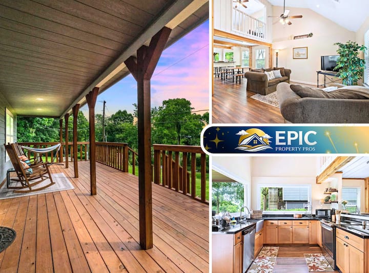 Riverfront Retreat w/ Decks & Views