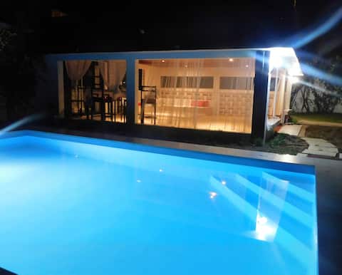 Entire air-conditioned villa with private pool