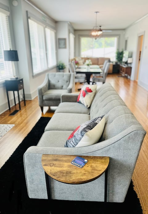 Popular Airbnb listing: Gorgeous Midtown Home | Private Yard & Parking in Binghampton