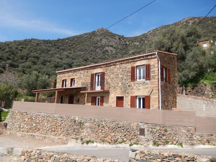 Maison En Pierre · Vue Golfe De Porto Et Piana - Porto
