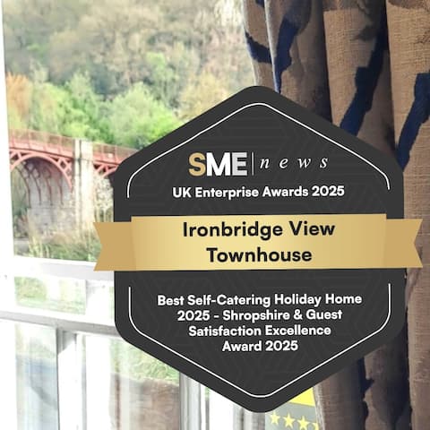 Ironbridge View Townhouse Fab view of the Bridge!