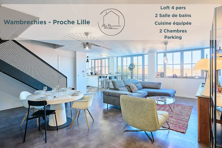 The Eiffel Loft • Industrial loft, close to Lille