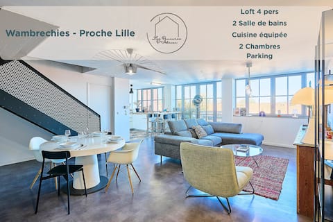 Top Airbnb: The Eiffel Loft • Industrial loft, close to Lille à Archidiocèse De Lille