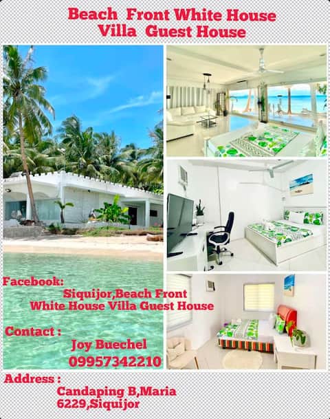 Beach Front "White House Villa"