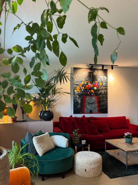 Successful Airbnb property: 80 sqm, 5 guests, central, child-friendly Parking in Nordre Aker