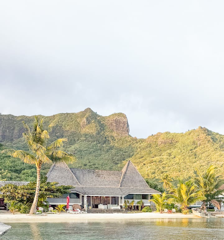 Original Polynesian Beachfront Home