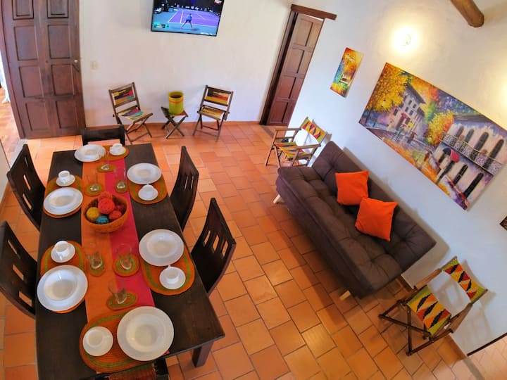 Grupos Y Familias Apto Colonial/piscina/central/ - Barichara