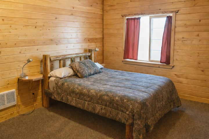 Bedroom 3 upstairs with a queen bed. 