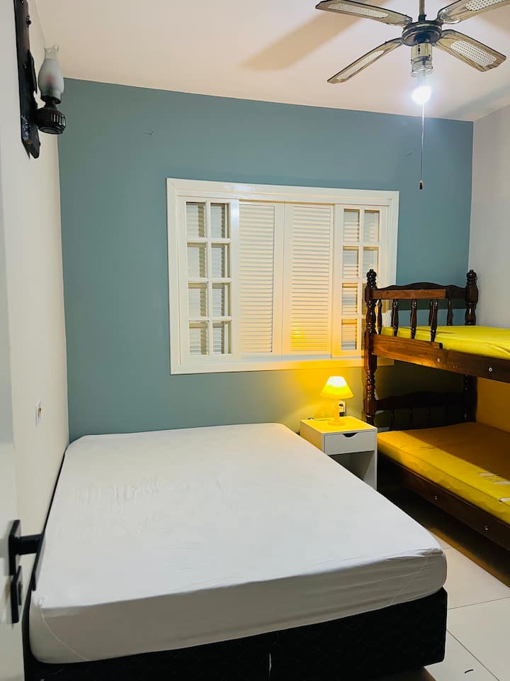 Double  box bed + 1 bunk bed 