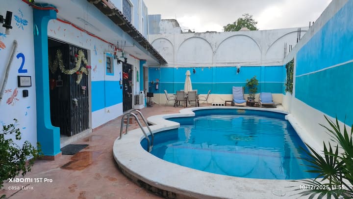 Casa Tortuga Downtown Cancun Pool - Cancún