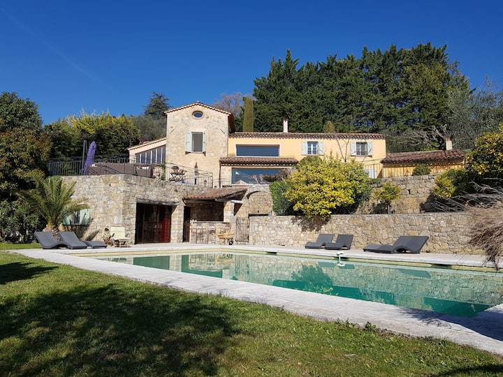 Charming & Authenthic Callian Villa With A View - Fayence