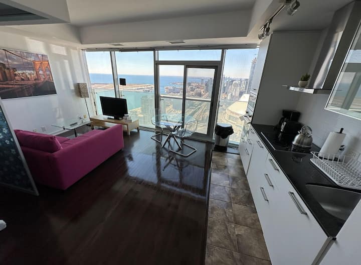 Entire Condo, 1 Bed, Amazing Views Lake & Cn Tower - Toronto