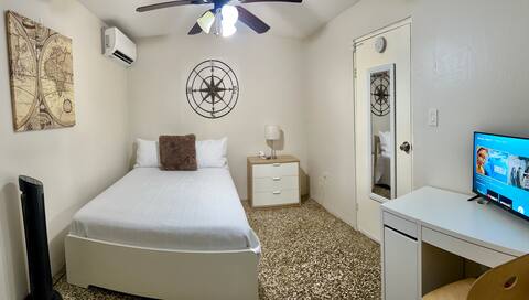 #1 Ivy’s Cave. 
Full A/C parking & more.