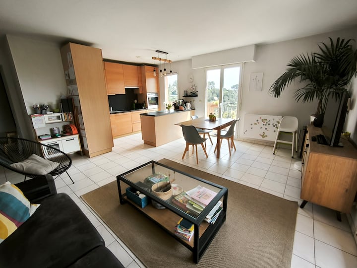 Appartement Familial Avec Piscine Et Tennis - Valbonne