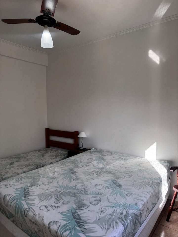 Double bed and a single bed