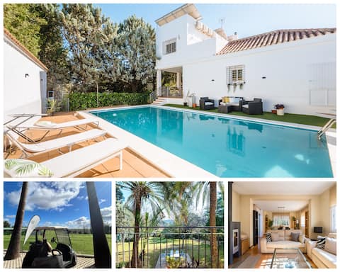 Beauty-Villa &pool in Seville- golf 6 minutes away