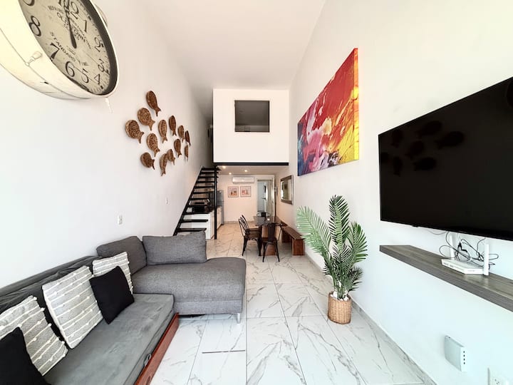 Loft 3 Rec Para 10, Wifi Rápido Y Ubicación Top - Playa del Carmen