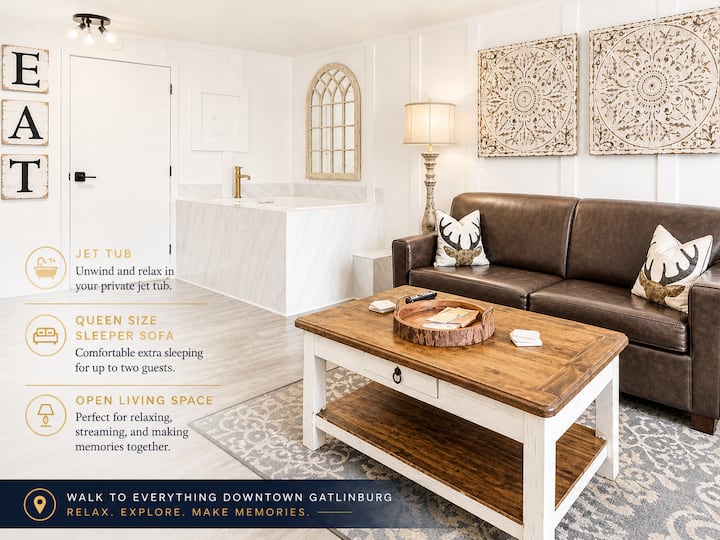 Lofts 6a Chic Modern Downtown Gatlinburg! - Gatlinburg, TN