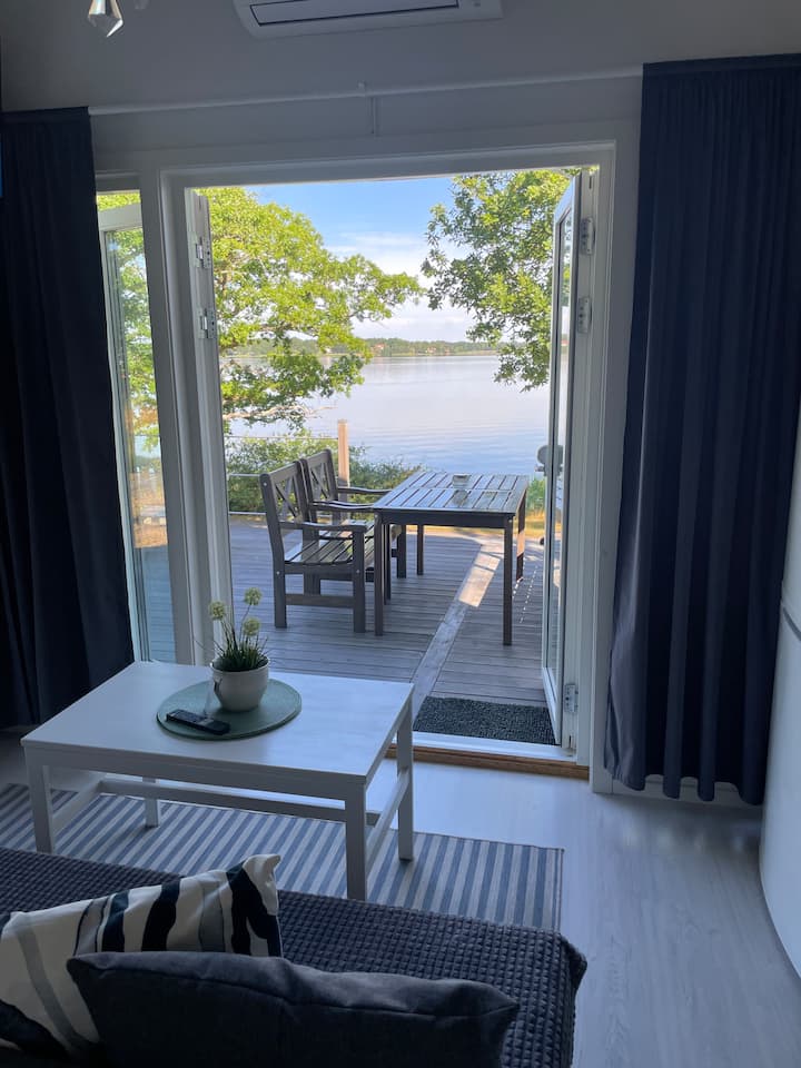 Salon/salle à manger extérieure