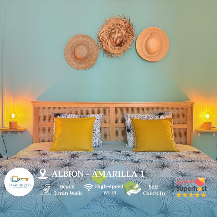 Appartement 1 Chambre -3 Min à Pied De La Plage - Mauritius