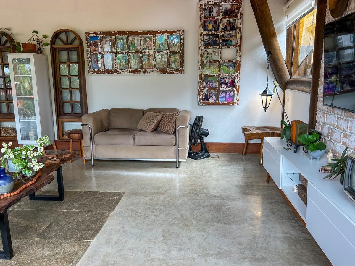 Top performing Airbnb: Air conditioning in the 3 bedrooms, spacious and quiet space in Paraty