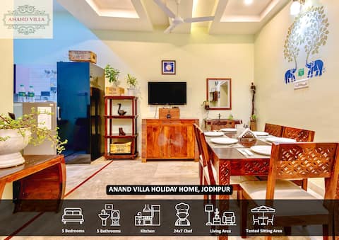 Anand Villa Holiday Home, 5BHK Villa | 24x7 Chef