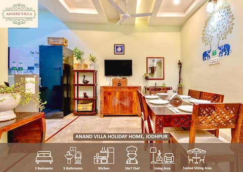 Anand Villa Holiday Home, 5BHK Villa | 24x7 Chef