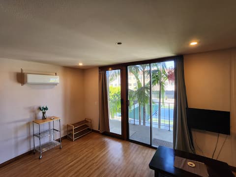 Private Studio in Sports Village Resort-style stay