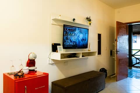 Popular Airbnb listing: Le Quatre Centro Apartment - on the Avenue in Camanducaia