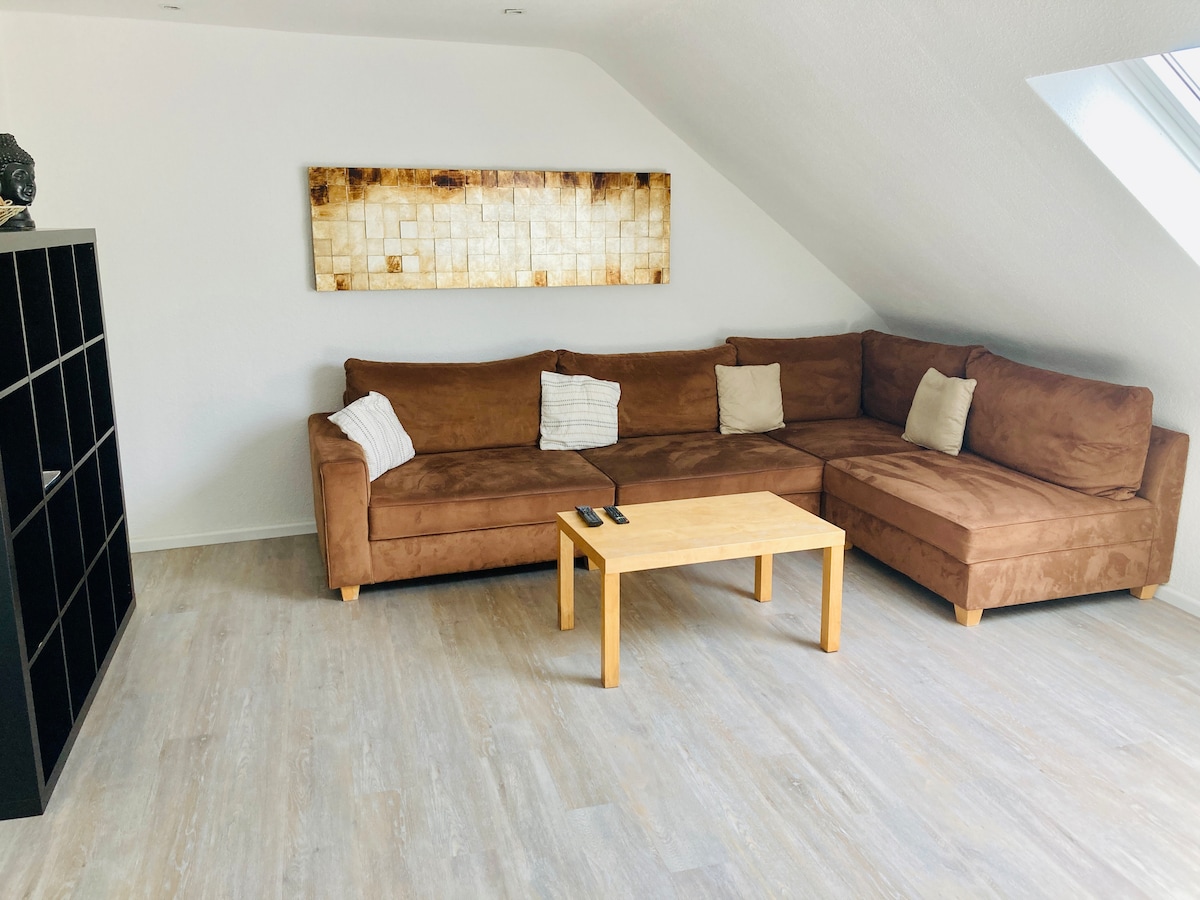 Popular Airbnb listing: Attic apartment near Zeche Zollverein in Katernberg