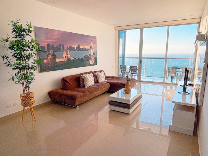 Floor 40 ! Penthouse Oceanfront Morros City - Cartagena
