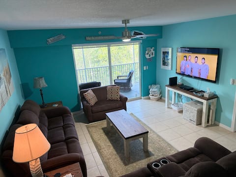 Top Airbnb: Sunny, Salty and Sandy: Oceanwalk Resort in New Smyrna Beach