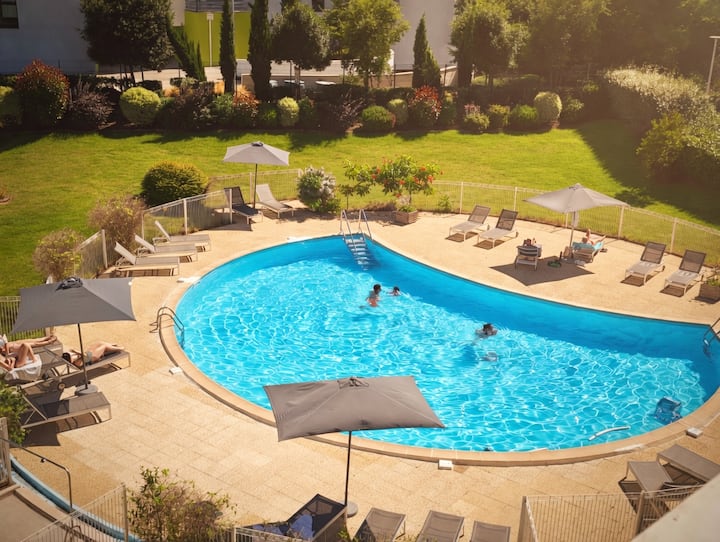 Grand Studio 4 Pers - Piscine - 100m Plage & Port - La Rochelle