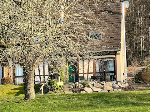 Sunset cottage, pool, Cimes, view