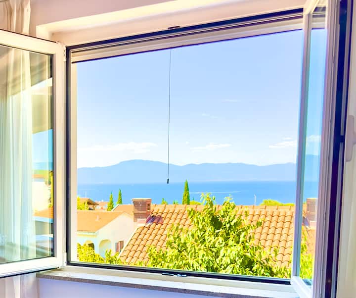 Luxusapartment Mit Meerblick & 2 Balkonen - Malinska