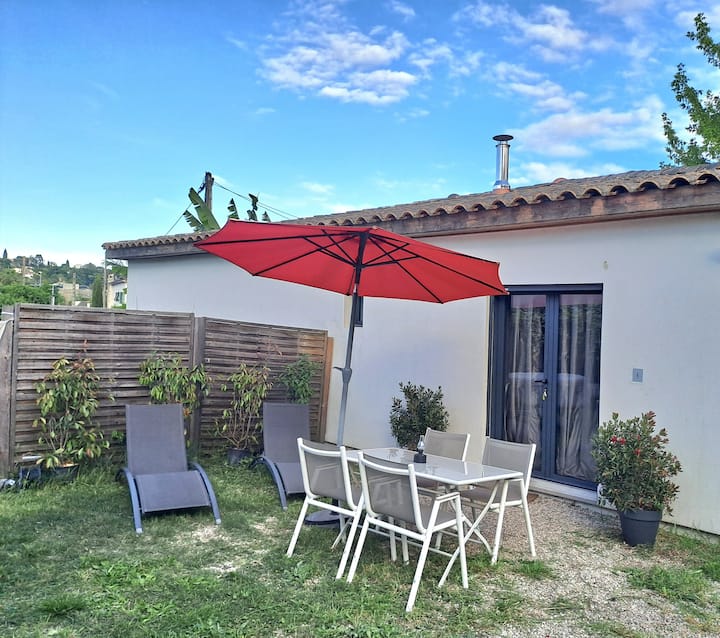 Studio Cosy Avec Jardin, Entre Mer Et Rivière - La Colle-sur-Loup