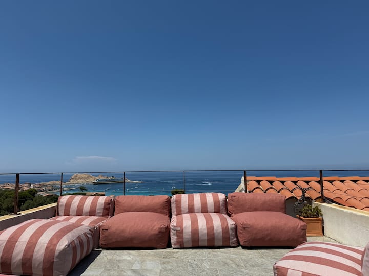 Casaceccu Maison Rooftop, 3 Chambres, Vue Mer # - L'Île-Rousse