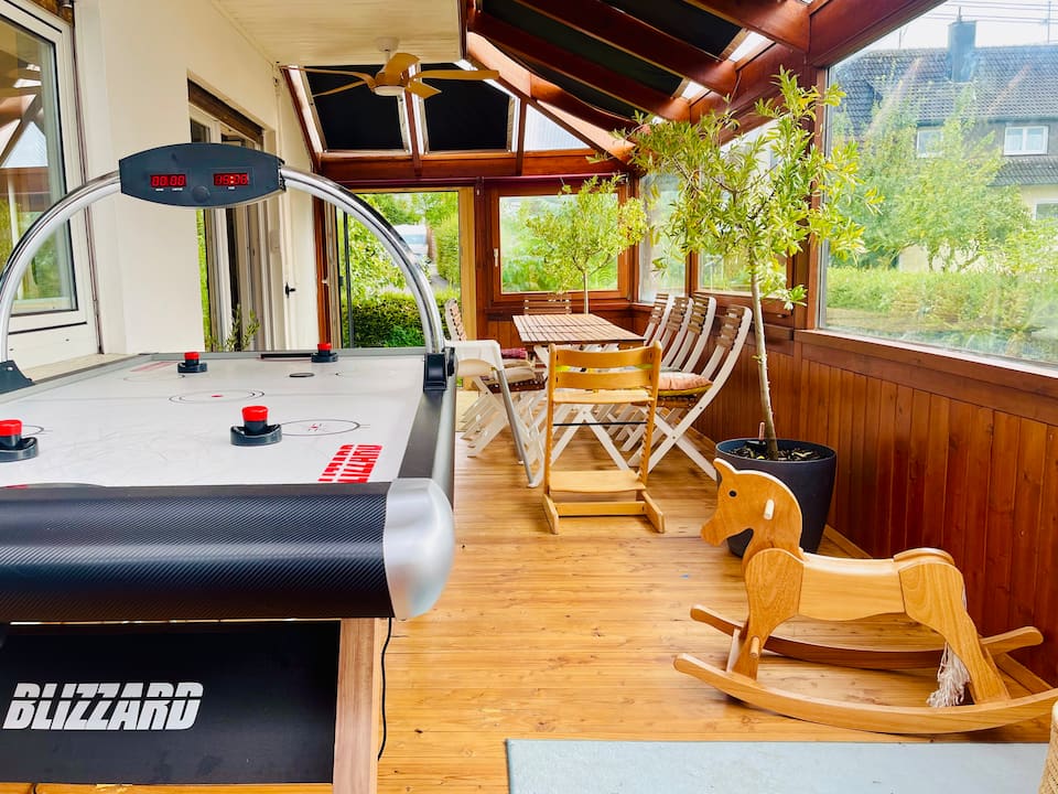 A family house with a conservatory games room near the Black Forest, Tuningen, Baden-Württemberg, Germany, photo 2 of 10